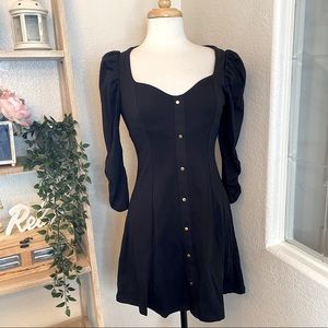 🆕ASOS buttons down long sleeves mini dress